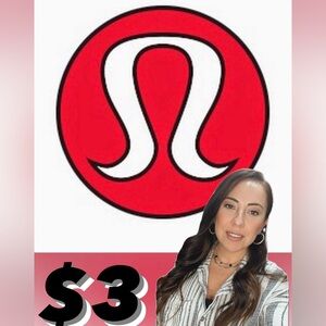 Lululemon $3 starts. Wednesday show 6pm PST. No cancellations. No holds.